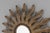 Mid-Century Modern Vintage Sunburst Mirror in Steel, 1950s For Sale - Image 3 of 6