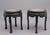Chinese Carved Hardwood Occasional Tables, 1880s, Set of 2 For Sale - Image 10 of 11