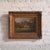 This 19th century English painting on canvas, dated circa 1870, depicts a serene countryside landscape with soft...