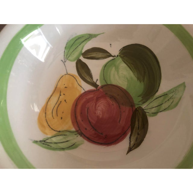 Estate sale find. Marked made in Japan. I was drawn to this bowl with the wonderful fruit design.