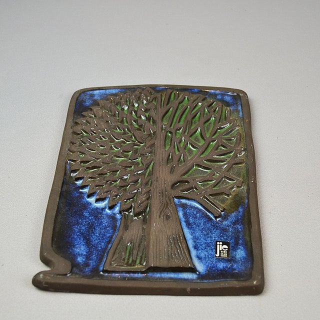 Wall Plaque by Jie Verkstad Design Aimo, Sweden, in Flawless conditions. Designed 1950 to 1959 This piece has an...