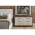 A double dresser offers six deep drawers in a generous horizontal frame, providing ample storage for clothing, linens, and...