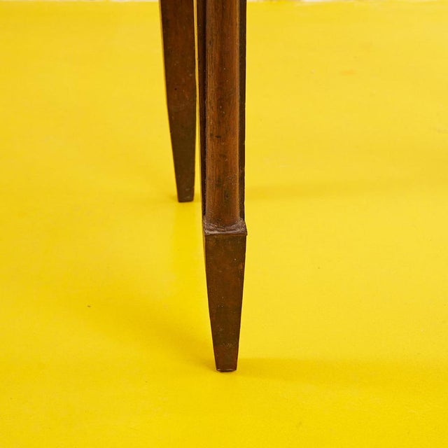 Small Console Table with Wood Columns For Sale - Image 4 of 9