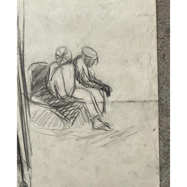 1940s Frank Wallace Philadelphia Drawing For Sale - Image 4 of 5