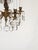 Share Antique Teeny Tiny Twinkling 5 Arm 5 Light Brass Cut Lead Crystal Chandelier ~ Rewired ~ Restored ~ Rejuvenated ~ Ready to Hang ~ For Sale - Image 12 of 12