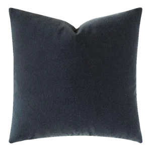 Navy Mohair Pillow