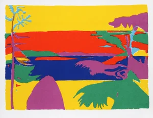 "Kaleidoscope III" Serigraph by John Grillo