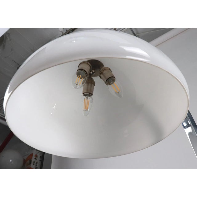 1960s Italian Modern Chrome Glass Table Desk Lamp by Franco Albini-Unmarked For Sale - Image 11 of 12