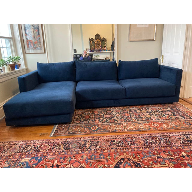 West Elm Melbourne Contemporary Sectional For Sale - Image 4 of 7