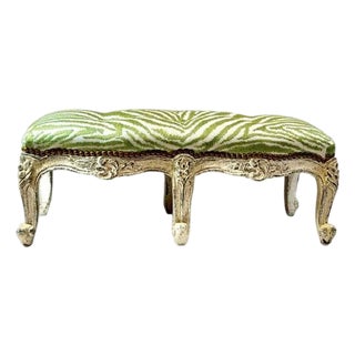 19th Century Swedish Upholstered Bench For Sale