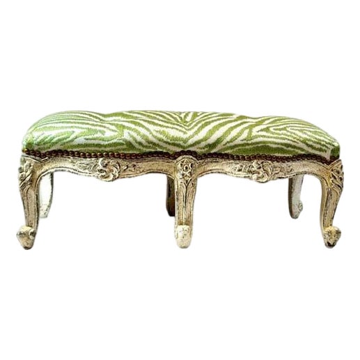 19th Century Swedish Upholstered Bench For Sale