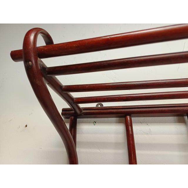 Wood Wall-Mounted Coat Rack from Thonet, 1890s For Sale - Image 7 of 17