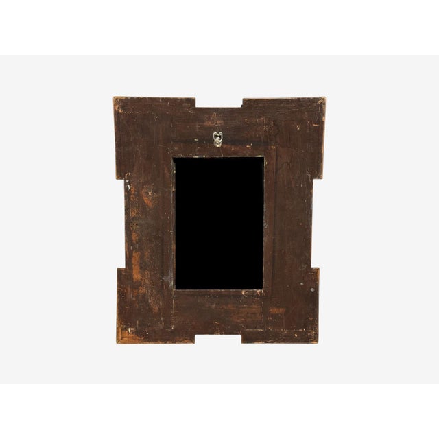 Baroque, Flemish Ripple Mirror, Carved Walnut, Mirror, Belgium, 18th C. For Sale In New York - Image 6 of 6