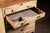 Antique White Early 20th Century Chippy Painted Industrial Cabinet For Sale - Image 8 of 14