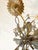 Early 20th Century 5-Light Wooden Tole Chandelier With Porcelain Flowers For Sale - Image 4 of 6