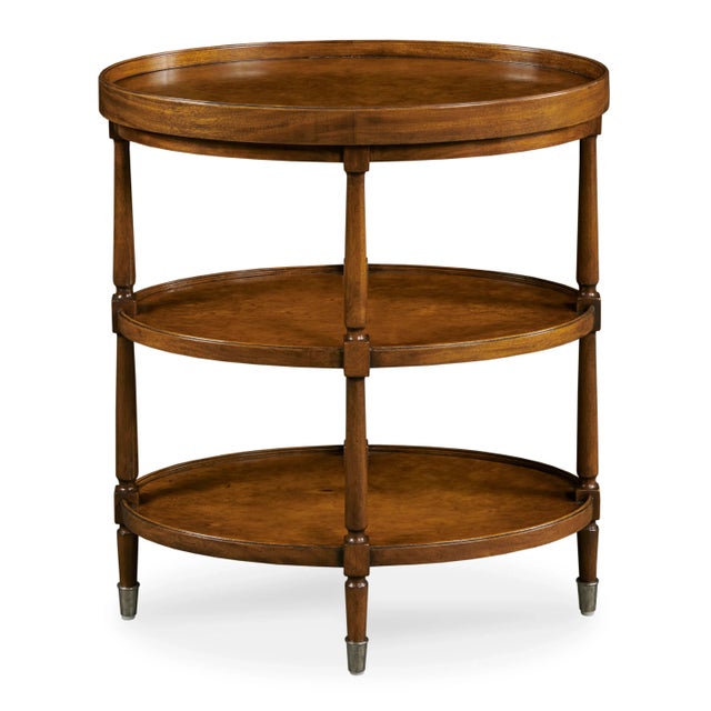 Transitional Century Furniture Andrews Chairside Table For Sale - Image 3 of 4