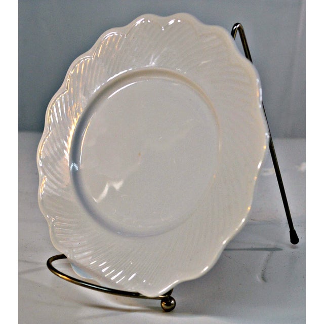 Dansk White Portugal Oval Candy Plate For Sale - Image 5 of 7