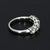 1.5ctw Natural Round Brilliant Diamonds in a Five-Stone Platinum Wedding Ring, Size 6.5 For Sale - Image 4 of 8