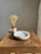 Large White and Earth Ceramic Dish For Sale - Image 4 of 18