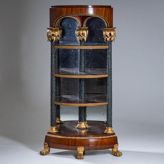Empire Corner Shelf, Berlin, Germany, 1800s For Sale - Image 10 of 10