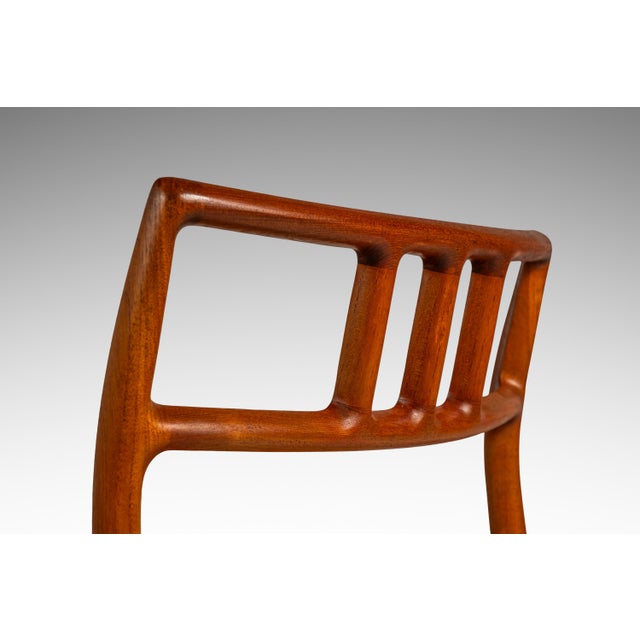 Set of Ten (10) Danish Modern Møller Model 79 Side Chairs in Teak & Leather by Niels Møller for j.l. Møller Mobelfabrik, Denmark, C. 1960's For Sale - Image 10 of 18