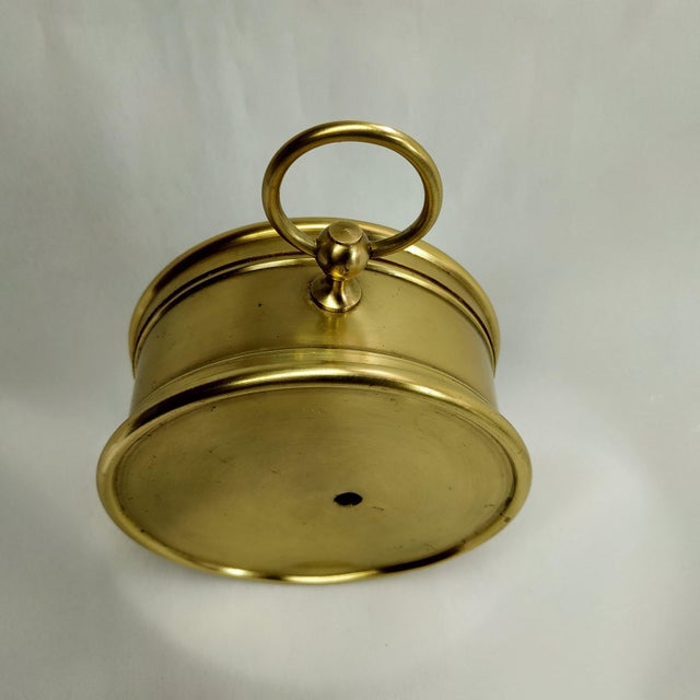 Bronze 19th-20th Century French Desktop Tabletop Aneroid Barometer For Sale - Image 8 of 9