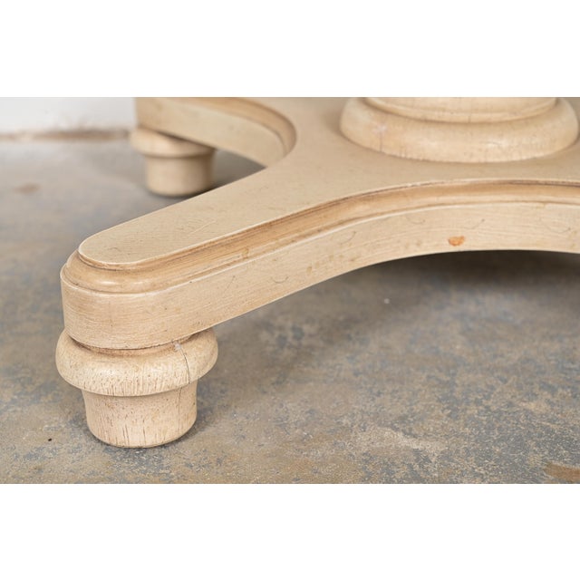 Heritage Furniture Regency Walnut Pedestal Tea Tables or Occasional Side Tables, Pair For Sale - Image 9 of 12