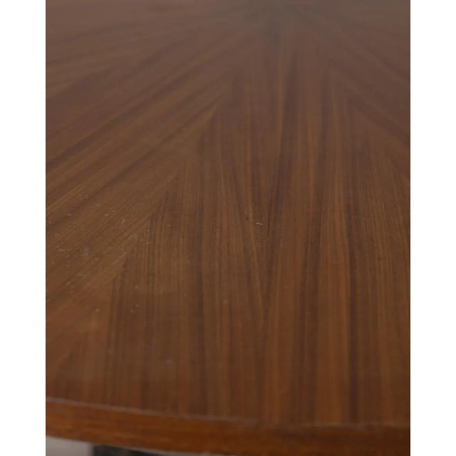 Vintage Round Wooden Table by Carlo Ratti for Lissoni, 1960s For Sale - Image 4 of 13