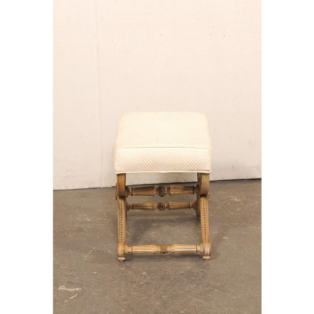 French Louis XVI Inspired Curule Stool For Sale In Atlanta - Image 6 of 13