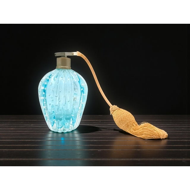 Bullicante Murano Glass Toiletry Set from Barovier & Toso, 1970s, Set of 3 For Sale - Image 4 of 10