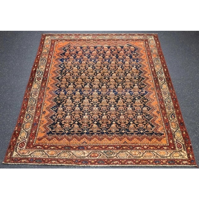 Antique Malayer Rug 4'3'' x 6'8'' For Sale - Image 12 of 12