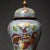1920s Pair of Vintage Chinese Cloisonné "Rooster & Flowers" Ginger Jars For Sale - Image 5 of 8