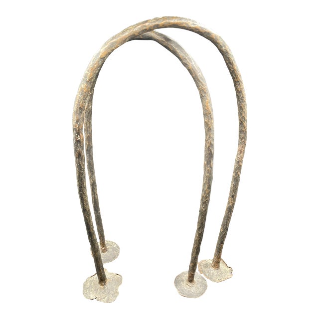 Antique African Copper Currency Forms- a Pair For Sale