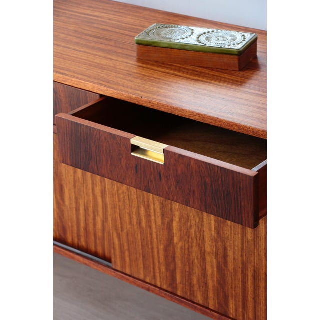 Brown Vintage Sideboard by Herbert E. Gibbs, 1960s For Sale - Image 8 of 18