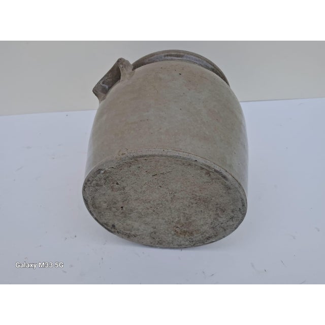 Vintage French Glazed Stoneware Confit Pots, 1890s, Set of 5 For Sale - Image 15 of 17