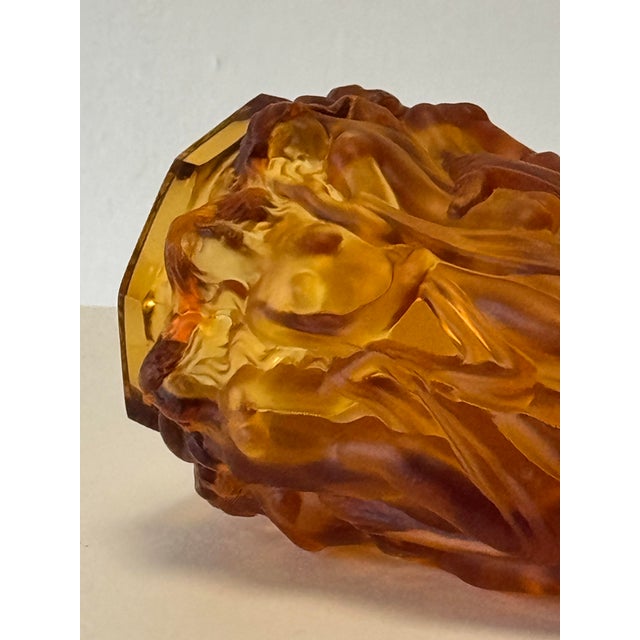 Bacchantes Vase in Frosted Glass by Rene Lalique For Sale - Image 6 of 7