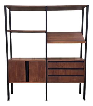 1950s George Nelson for Herman Miller Freestanding Omni Wall Unit