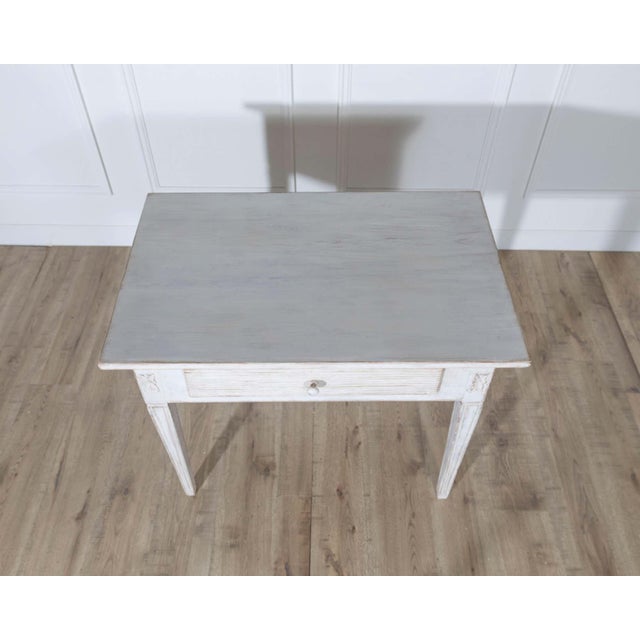 Swedish Gustavian Style Painted Table, circa 1850 For Sale - Image 9 of 9