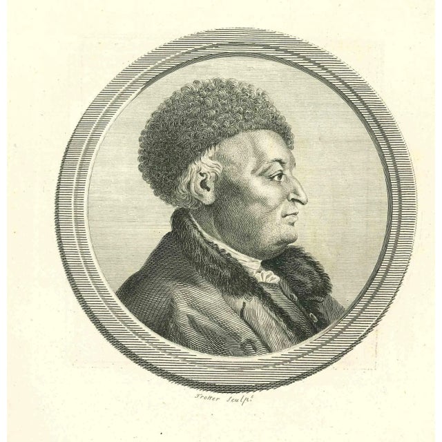 Baroque Thomas Trotter, Portrait of a Man, Original Etching, 1810 For Sale - Image 3 of 3