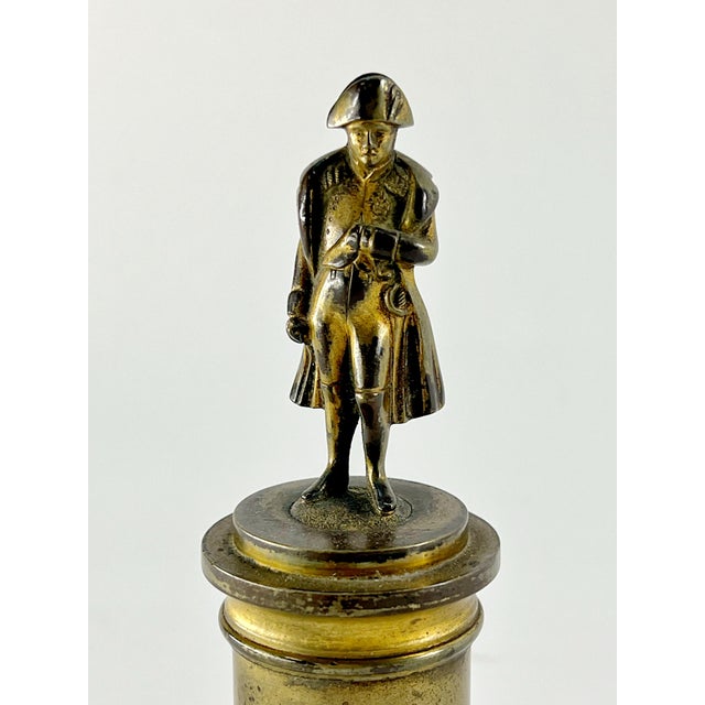 Small 19th-Century French Grand Tour Bronze Statuette of Napoleon Bonaparte For Sale - Image 4 of 8