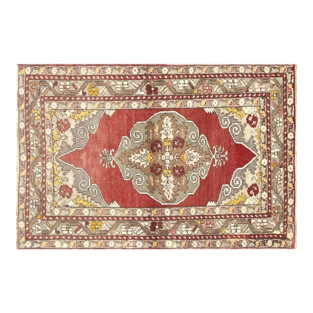 1960s Turkish Oushak Rug For Sale