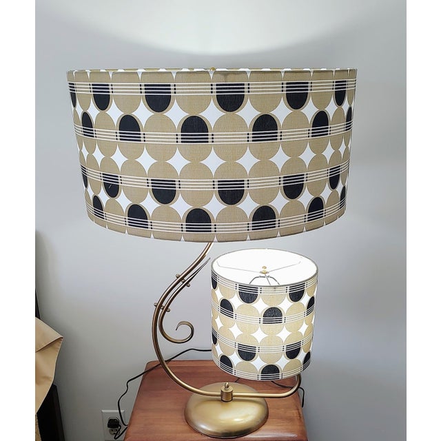 Mid-Century Modern 1960s MCM Two Tiered Lamp For Sale - Image 3 of 8