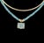 Apatite Pendant Necklace With 14k Gold For Sale - Image 4 of 12