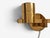 Hans-Agne Jakobsson, Double Arm Wall Sconce, Brass, Sweden, 1960s For Sale - Image 10 of 11
