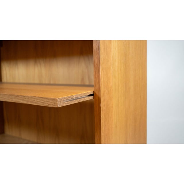 Brown 1980s Charles Webb White Oak Bookcase For Sale - Image 8 of 15