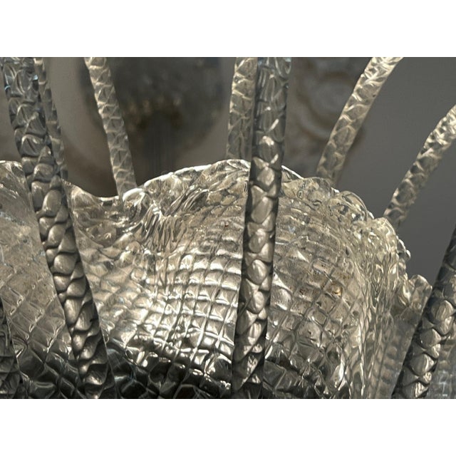 Chandelier attributed to Barovier & Toso, Murano, 1940s For Sale - Image 8 of 18