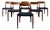 Danish Modern Teak Dining Chairs Model 77 by Niels Otto Møller for j.l. Møllers Møbelfabrik, Denmark, 1960s, Set of 6 For Sale