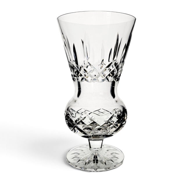 Waterford Lismore Thistle Irish Lead Crystal Vase With Box 7" For Sale - Image 10 of 18