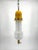 Postmodern Oblong Pendant Lamp in Metal and Glass, Italy, 1970s For Sale - Image 3 of 16