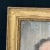 Blue Early 19th Century Early French Pastel Portrait of Thinking Man in Waistcoat, in Gold Gilt Frame For Sale - Image 8 of 12